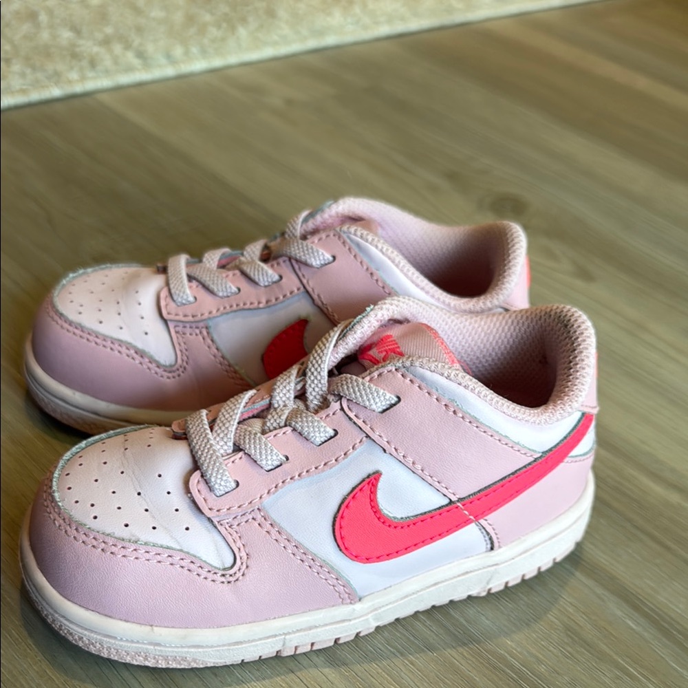 Like NEW! Nike Pink Barbie Toddler Dunks